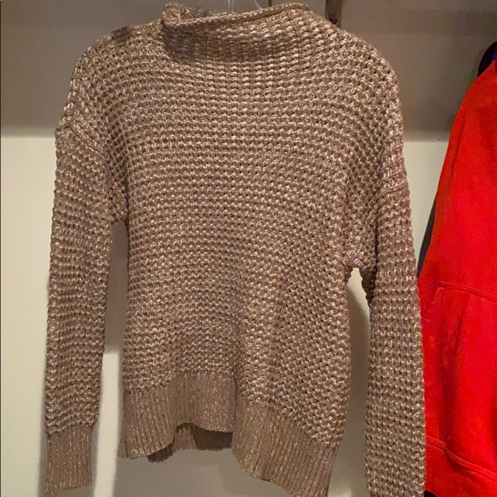 american eagle knitted turtle neck sweater